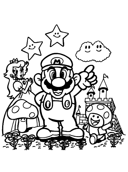 Disegno da colorare: Super Mario Bros. (Videogiochi) #153591 - Pagine da Colorare Stampabili Gratuite