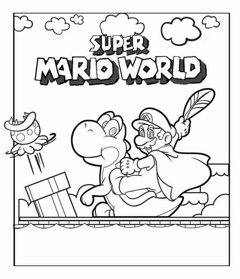 Disegno da colorare: Super Mario Bros. (Videogiochi) #153608 - Pagine da Colorare Stampabili Gratuite