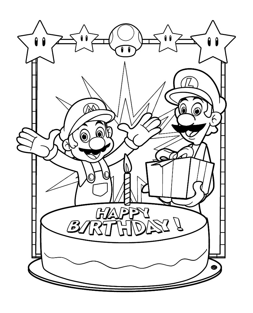 Disegno da colorare: Super Mario Bros. (Videogiochi) #153620 - Pagine da Colorare Stampabili Gratuite