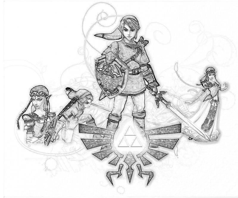 Disegno da colorare: Zelda (Videogiochi) #113259 - Pagine da Colorare Stampabili Gratuite
