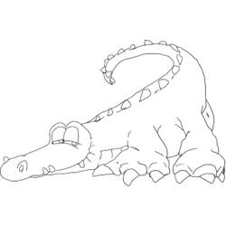 Disegno da colorare: Alligatore (Animali) #389 - Pagine da Colorare Stampabili Gratuite
