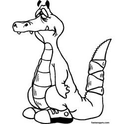 Disegno da colorare: Alligatore (Animali) #428 - Pagine da Colorare Stampabili Gratuite