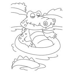 Disegno da colorare: Alligatore (Animali) #451 - Pagine da Colorare Stampabili Gratuite