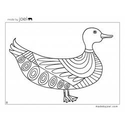 Disegno da colorare: Anatra (Animali) #1468 - Pagine da Colorare Stampabili Gratuite