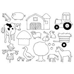 Disegno da colorare: Animali da fattoria (Animali) #21388 - Pagine da Colorare Stampabili Gratuite