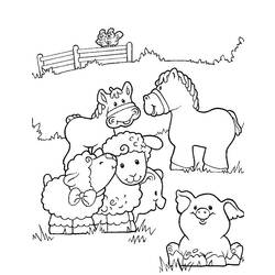 Disegno da colorare: Animali da fattoria (Animali) #21403 - Pagine da Colorare Stampabili Gratuite