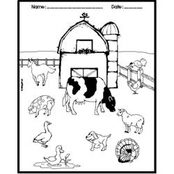 Disegno da colorare: Animali da fattoria (Animali) #21502 - Pagine da Colorare Stampabili Gratuite