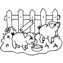 Disegno da colorare: Animali da fattoria (Animali) #21518 - Pagine da Colorare Stampabili Gratuite