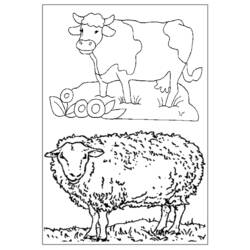 Disegno da colorare: Animali da fattoria (Animali) #21629 - Pagine da Colorare Stampabili Gratuite