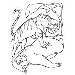 Disegno da colorare: Animali selvaggi/della giungla (Animali) #21165 - Pagine da Colorare Stampabili Gratuite