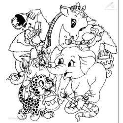 Disegno da colorare: Animali selvaggi/della giungla (Animali) #21282 - Pagine da Colorare Stampabili Gratuite