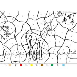 Disegno da colorare: Antilope (Animali) #22625 - Pagine da Colorare Stampabili Gratuite