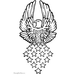 Disegno da colorare: Aquila (Animali) #327 - Pagine da Colorare Stampabili Gratuite