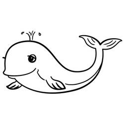 Disegno da colorare: Balena (Animali) #184705 - Pagine da Colorare Stampabili Gratuite