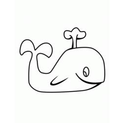 Disegno da colorare: Balena (Animali) #873 - Pagine da Colorare Stampabili Gratuite