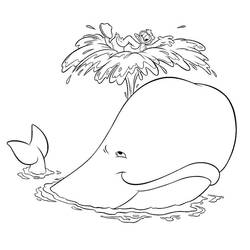 Disegno da colorare: Balena (Animali) #878 - Pagine da Colorare Stampabili Gratuite