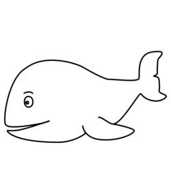 Disegno da colorare: Balena (Animali) #892 - Pagine da Colorare Stampabili Gratuite
