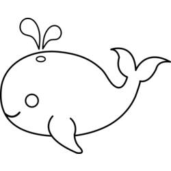 Disegno da colorare: Balena (Animali) #914 - Pagine da Colorare Stampabili Gratuite