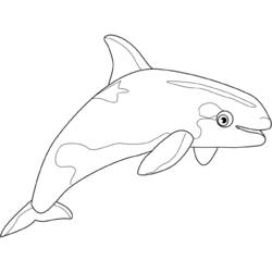 Disegno da colorare: Beluga (Animali) #1073 - Pagine da Colorare Stampabili Gratuite