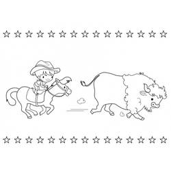 Disegno da colorare: Bisonte (Animali) #1220 - Pagine da Colorare Stampabili Gratuite