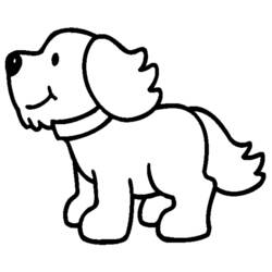 Disegno da colorare: Cane (Animali) #13 - Pagine da Colorare Stampabili Gratuite