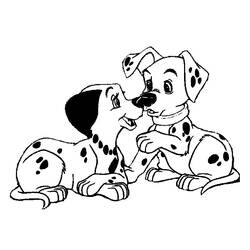 Disegno da colorare: Cane (Animali) #16 - Pagine da Colorare Stampabili Gratuite