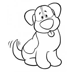 Disegno da colorare: Cane (Animali) #17 - Pagine da Colorare Stampabili Gratuite