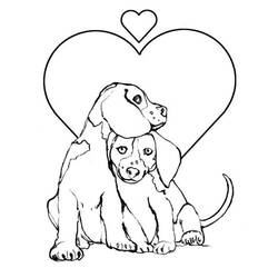 Disegno da colorare: Cane (Animali) #24 - Pagine da Colorare Stampabili Gratuite