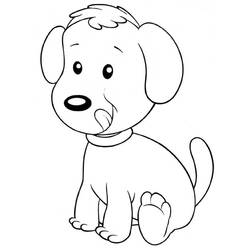 Disegno da colorare: Cane (Animali) #3097 - Pagine da Colorare Stampabili Gratuite