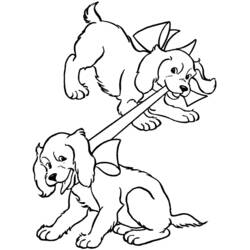 Disegno da colorare: Cane (Animali) #3104 - Pagine da Colorare Stampabili Gratuite
