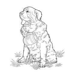 Disegno da colorare: Cane (Animali) #3150 - Pagine da Colorare Stampabili Gratuite