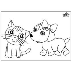 Disegno da colorare: Cane (Animali) #3193 - Pagine da Colorare Stampabili Gratuite