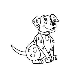 Disegno da colorare: Cane (Animali) #33 - Pagine da Colorare Stampabili Gratuite