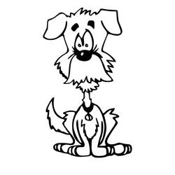 Disegno da colorare: Cane (Animali) #48 - Pagine da Colorare Stampabili Gratuite