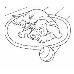 Disegno da colorare: Cane (Animali) #51 - Pagine da Colorare Stampabili Gratuite