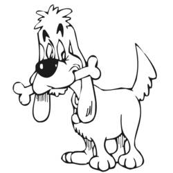 Disegno da colorare: Cane (Animali) #52 - Pagine da Colorare Stampabili Gratuite