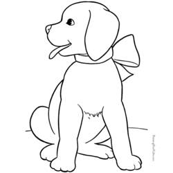 Disegno da colorare: Cane (Animali) #57 - Pagine da Colorare Stampabili Gratuite