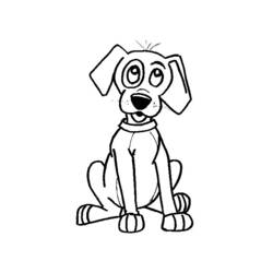 Disegno da colorare: Cane (Animali) #72 - Pagine da Colorare Stampabili Gratuite