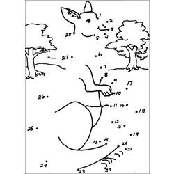 Disegno da colorare: Canguro (Animali) #9105 - Pagine da Colorare Stampabili Gratuite