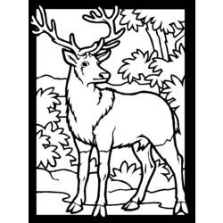 Disegno da colorare: capriolo (Animali) #2571 - Pagine da Colorare Stampabili Gratuite