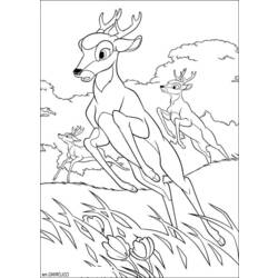 Disegno da colorare: capriolo (Animali) #2703 - Pagine da Colorare Stampabili Gratuite