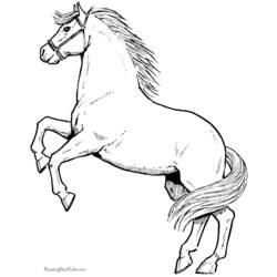 Disegno da colorare: Cavallo (Animali) #2164 - Pagine da Colorare Stampabili Gratuite