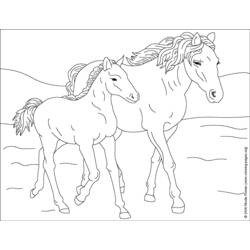 Disegno da colorare: Cavallo (Animali) #2165 - Pagine da Colorare Stampabili Gratuite