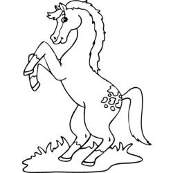 Disegno da colorare: Cavallo (Animali) #2169 - Pagine da Colorare Stampabili Gratuite