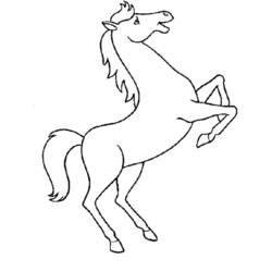 Disegno da colorare: Cavallo (Animali) #2171 - Pagine da Colorare Stampabili Gratuite