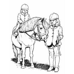 Disegno da colorare: Cavallo (Animali) #2177 - Pagine da Colorare Stampabili Gratuite