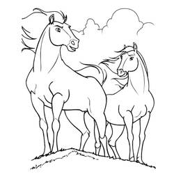 Disegno da colorare: Cavallo (Animali) #2183 - Pagine da Colorare Stampabili Gratuite