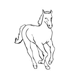 Disegno da colorare: Cavallo (Animali) #2199 - Pagine da Colorare Stampabili Gratuite