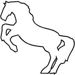 Disegno da colorare: Cavallo (Animali) #2201 - Pagine da Colorare Stampabili Gratuite