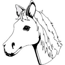 Disegno da colorare: Cavallo (Animali) #2216 - Pagine da Colorare Stampabili Gratuite